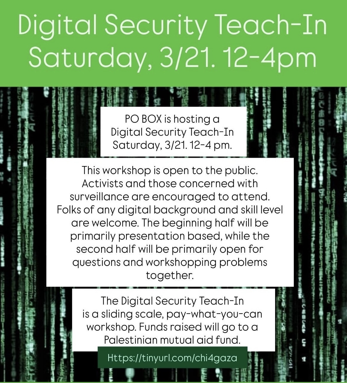 Digital Security Teach-In