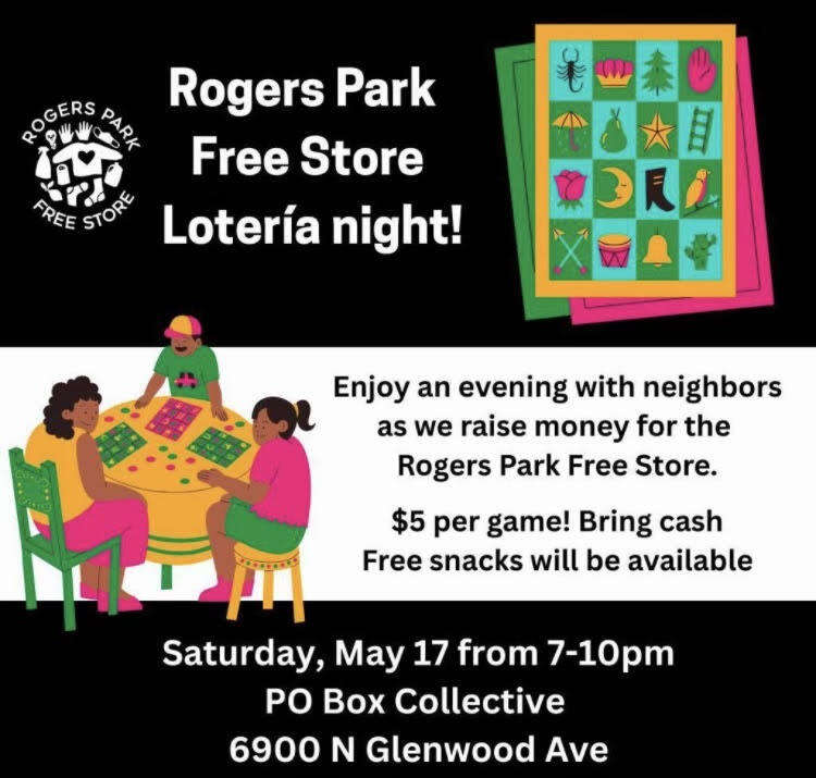 Rogers Park Free Store Lotería Night!