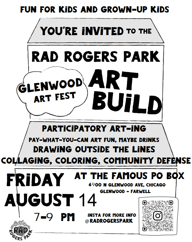 Rad Rogers Park Art Build and Installation