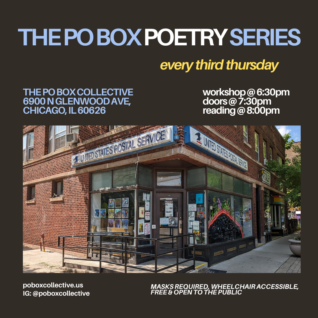 PO Box Poetry Series Reading, Writing Workshop & Potluck