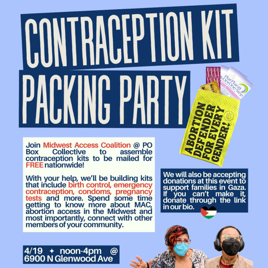 Contraception Kit Packing Party