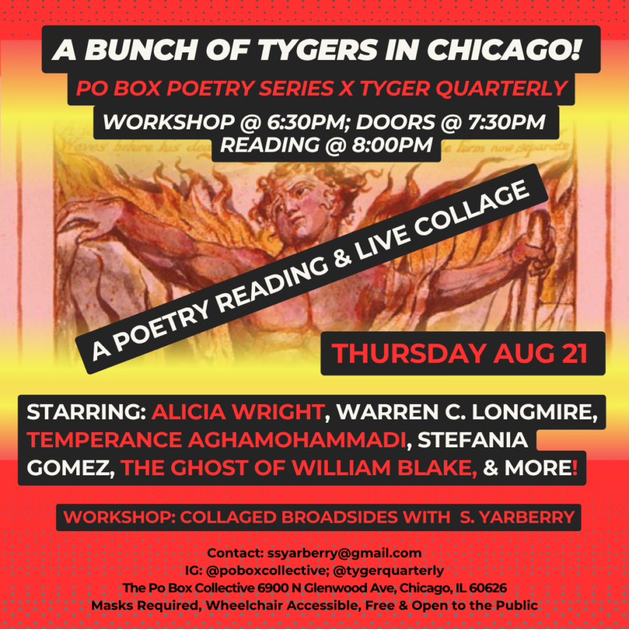 PO Box Poetry Series Reading, Writing Workshop & Potluck