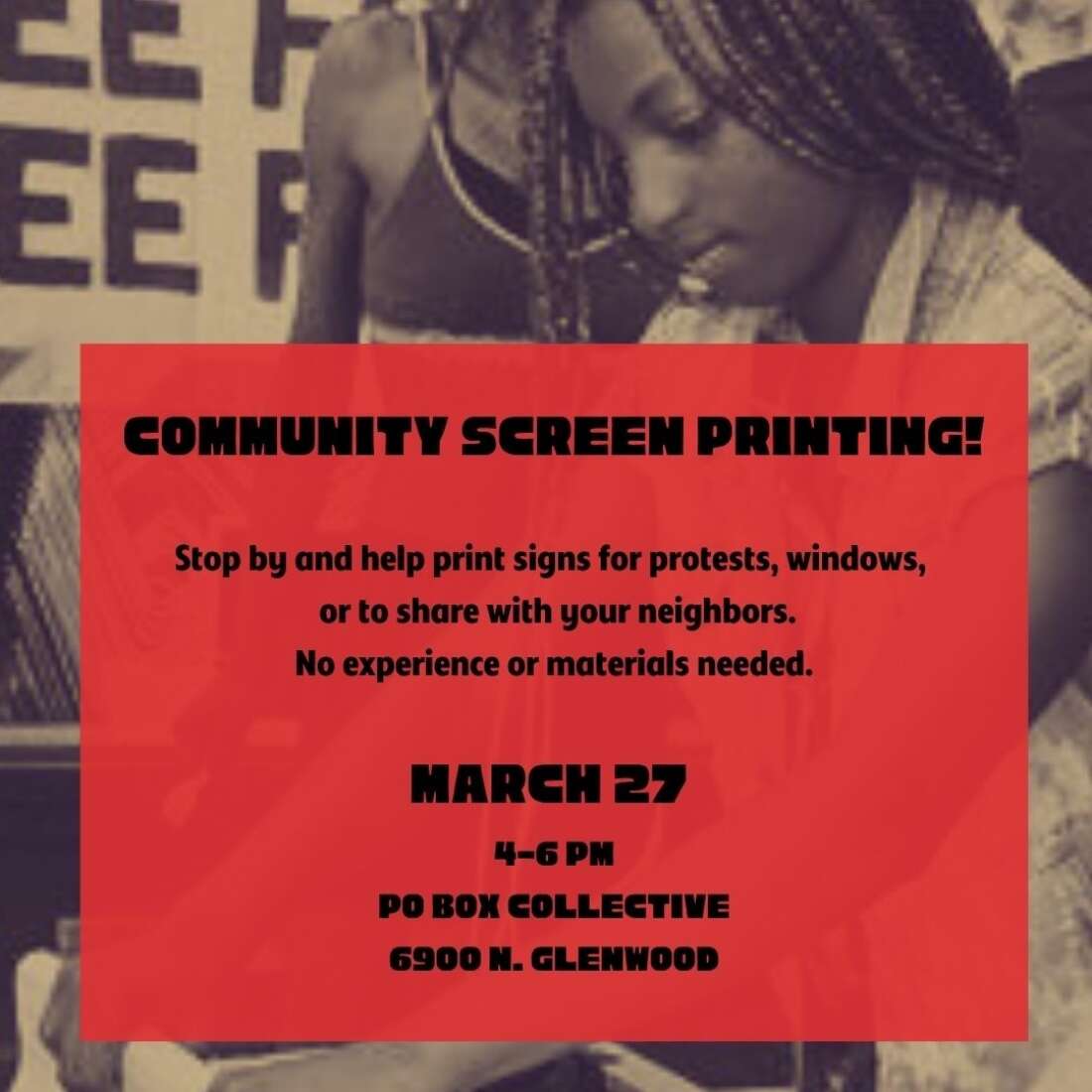 Community Screen Printing!