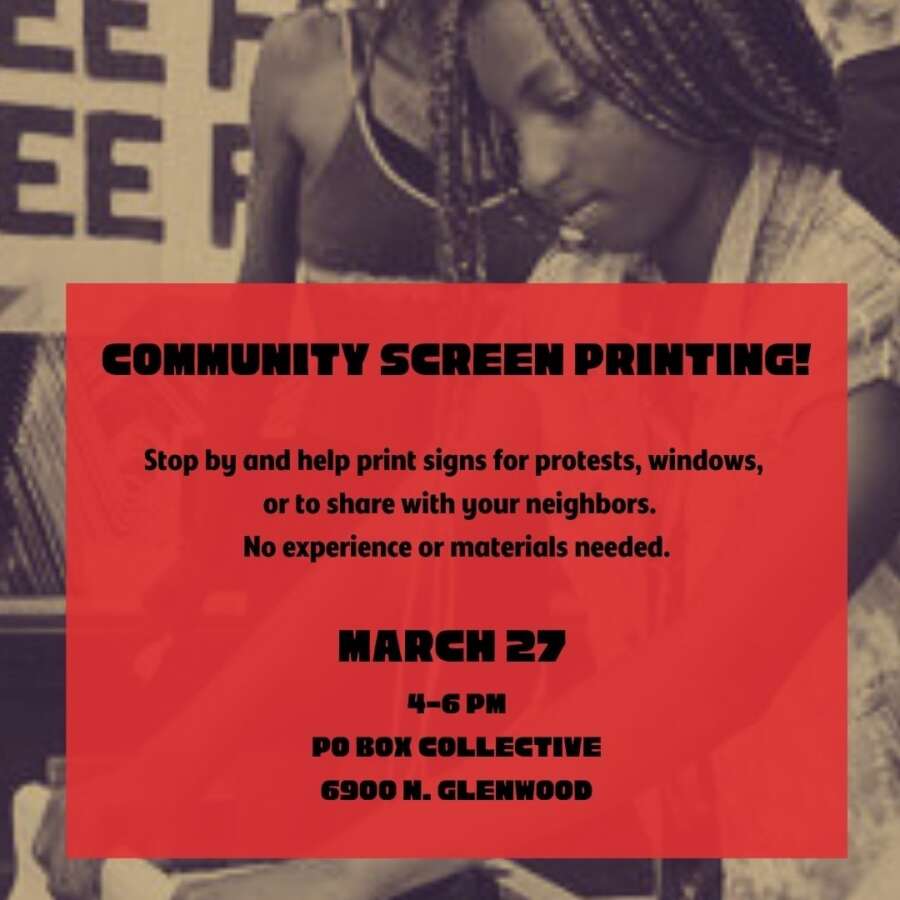 Community Screen Printing!
