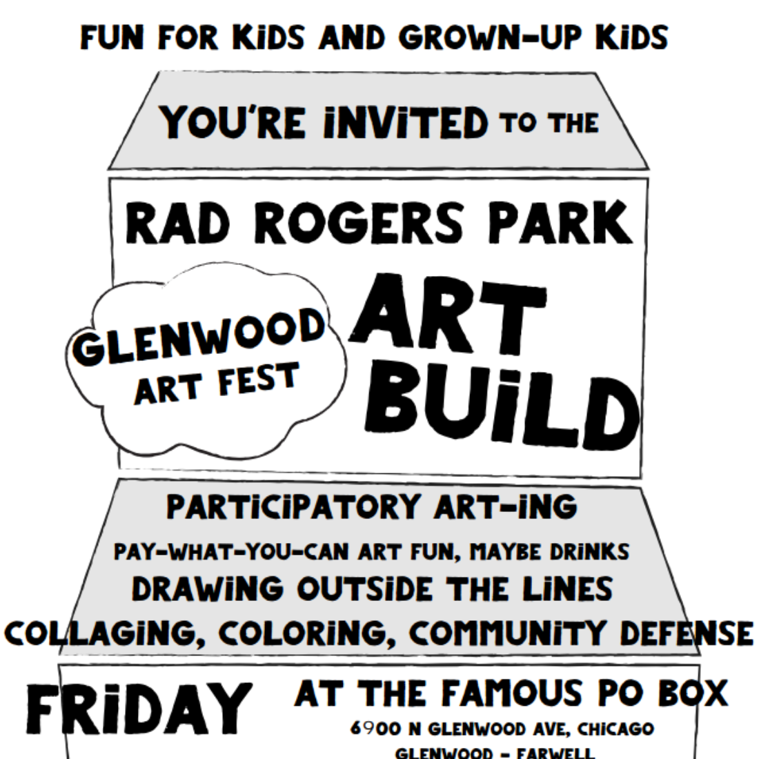 Rad Rogers Park Art Build and Installation