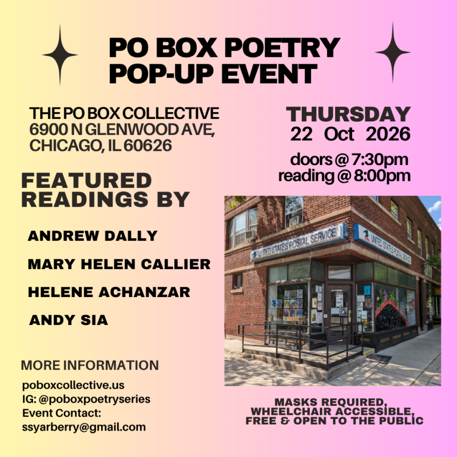 PO Box Poetry POP-Up Event!