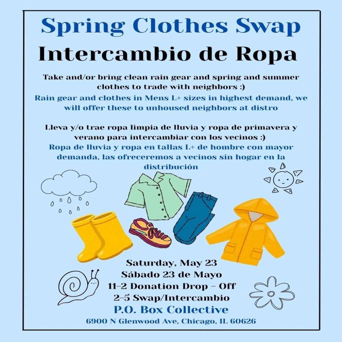 Spring Clothes Swap / Intercambio de Ropa