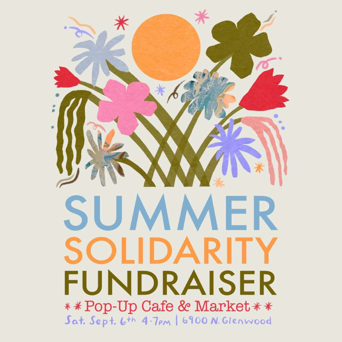 SUMMER SOLIDARITY FUNDRAISER - Pop-Up Cafe & Market