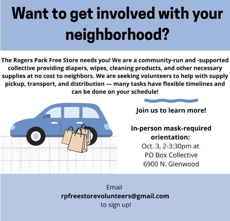 Rogers Park Free Store Volunteer Orientation