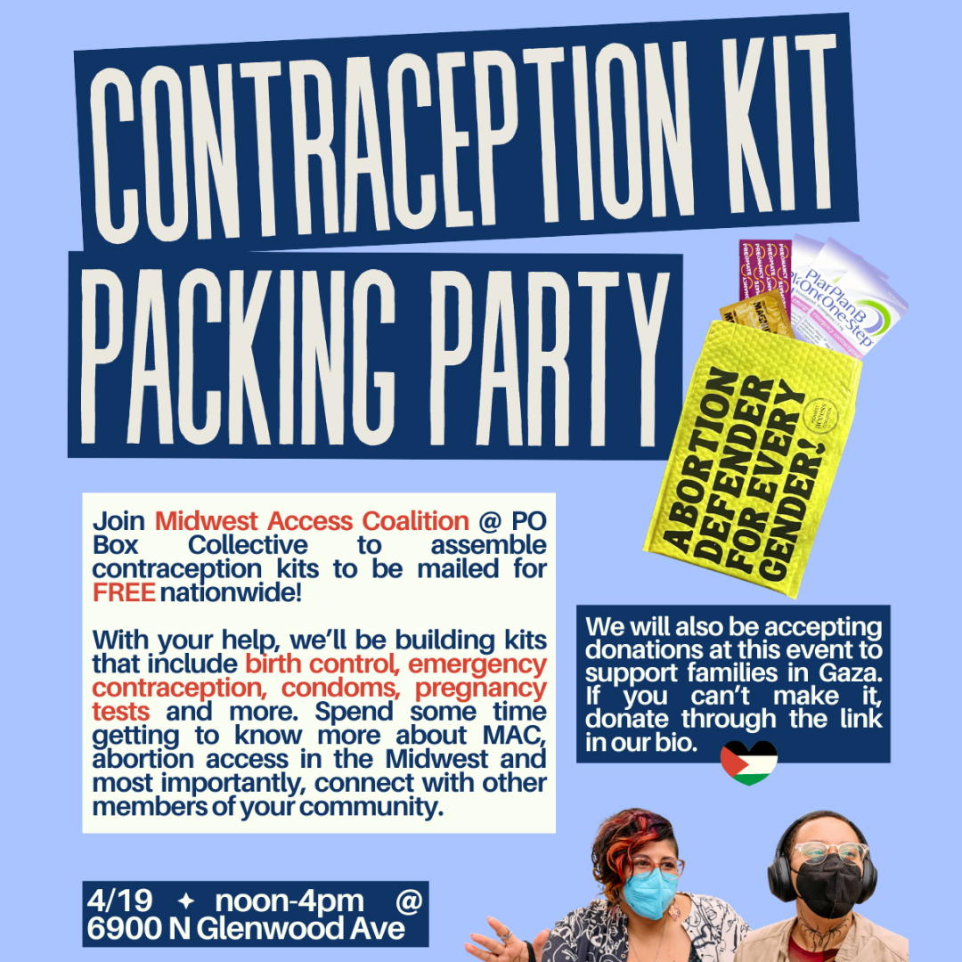 Contraception Kit Packing Party