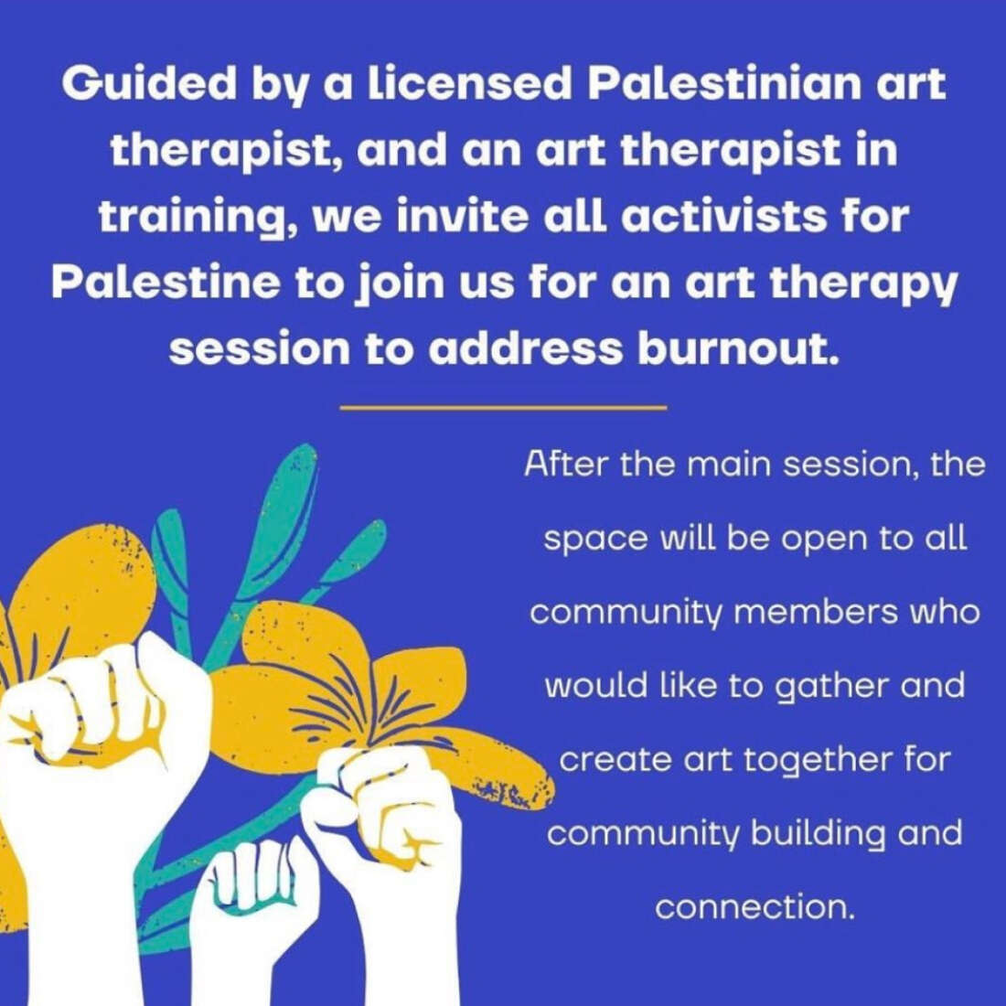 Community Art Therapy for Activist Burnout