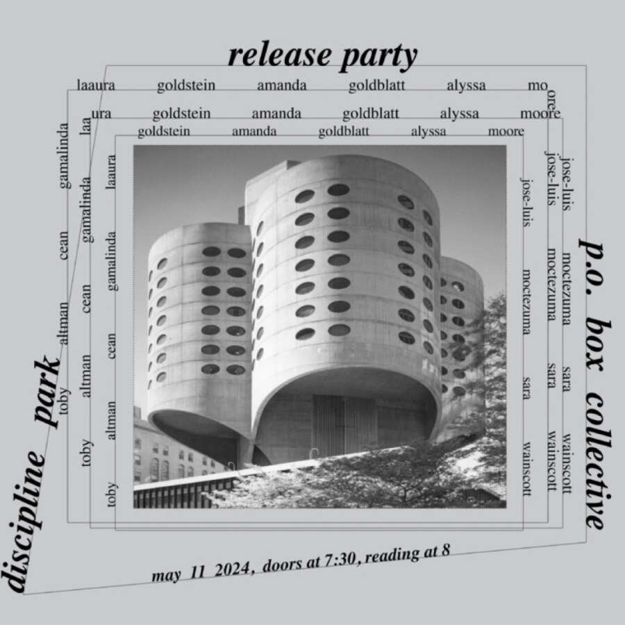 Special Poetry Event: “Discipline Park” Release Party